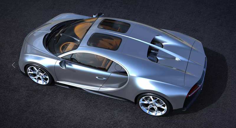 Illustration for article titled Bugatti Chiron's New 'Sky View' Lets Me See the Spot They're Holding for Me in Heaven